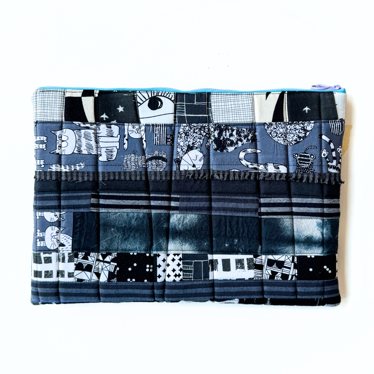 Zero-waste Laptop Sleeve - Cat Lady