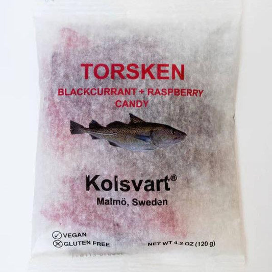 Kolsvart Blackcurrant & Raspberry Gummy Fish