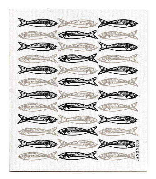 Swedish Dishcloth - Sardines