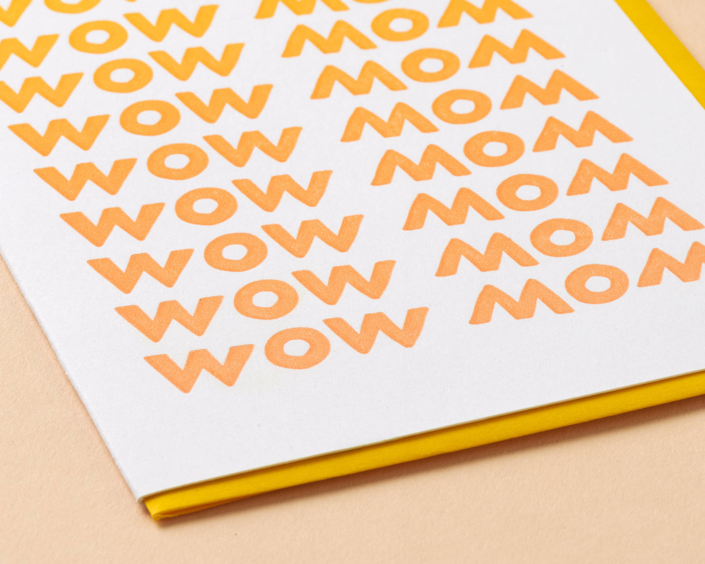 Wow Mom Greeting Card