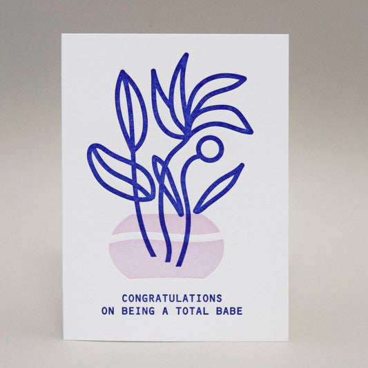 Babe Bouquet Card