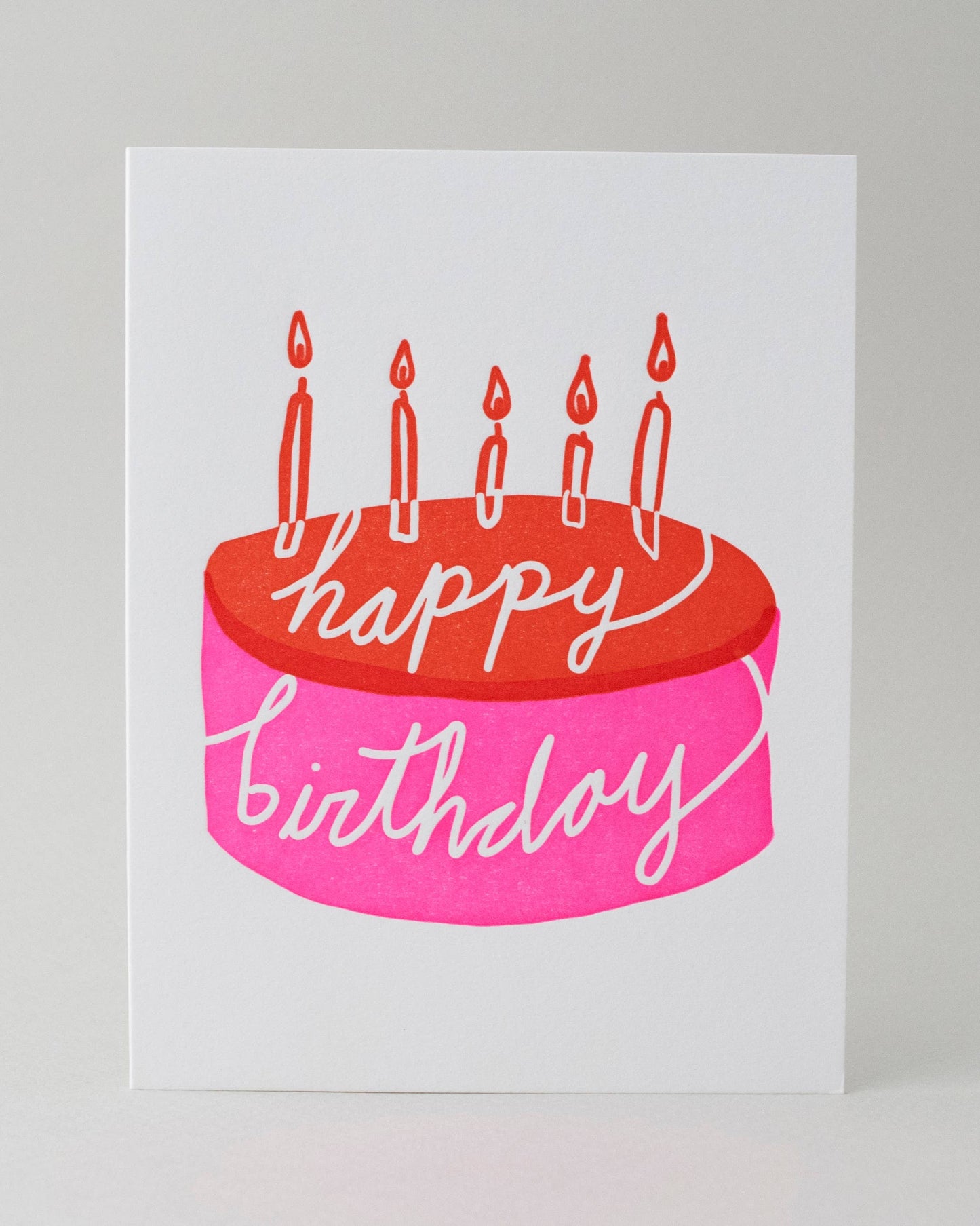 Happy Birthday Cake Card