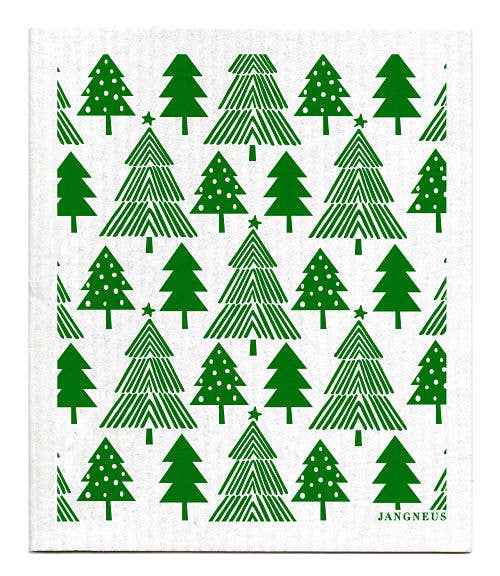 Swedish Dishcloth - Winter Forest