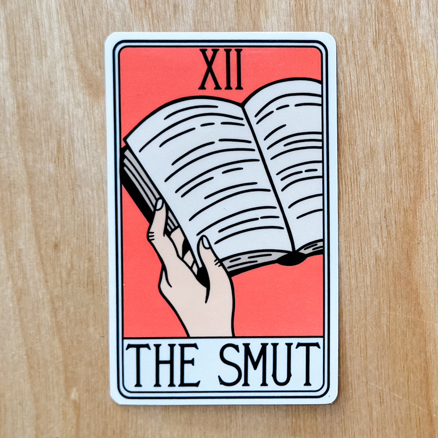 The Smut Book Tarot Card Sticker