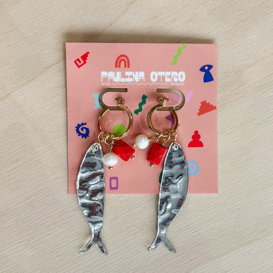 Sardine Hoop Earrings