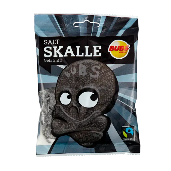 BUBS Salty Licorice Skulls