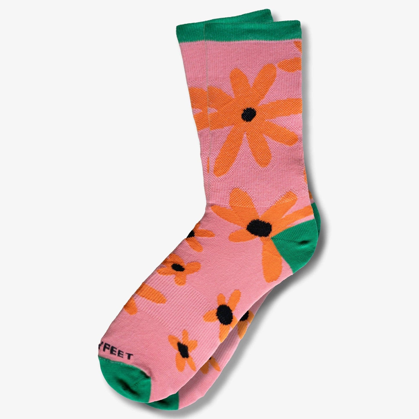 @ashleymaryart Collage Crew Socks - Flowers