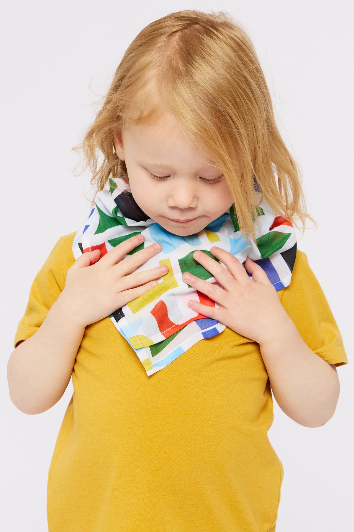 Organic Cotton Bandana - Shapes Ahoy