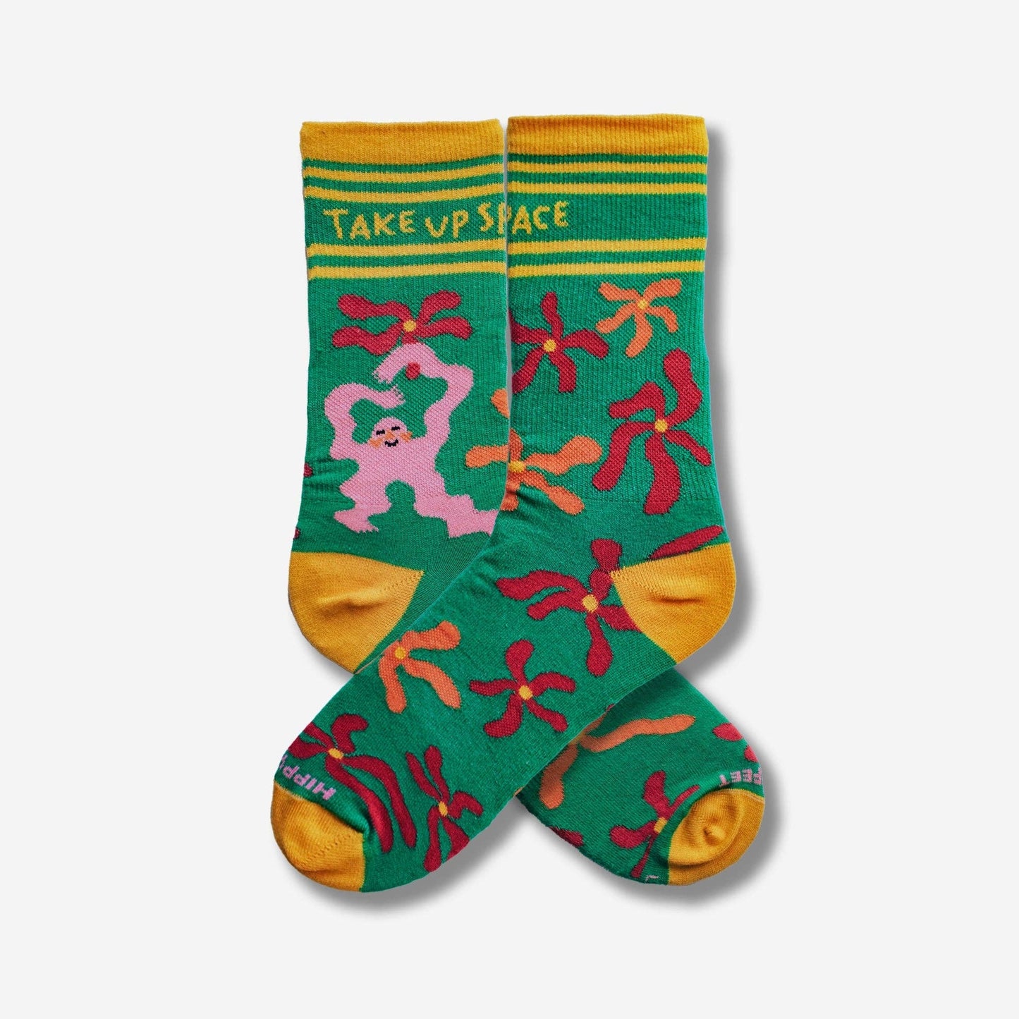 Liz Pop Art - Take Up Space Crew Socks