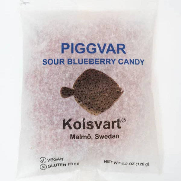 Kolsvart Sour Blueberry Gummy Swedish Fish