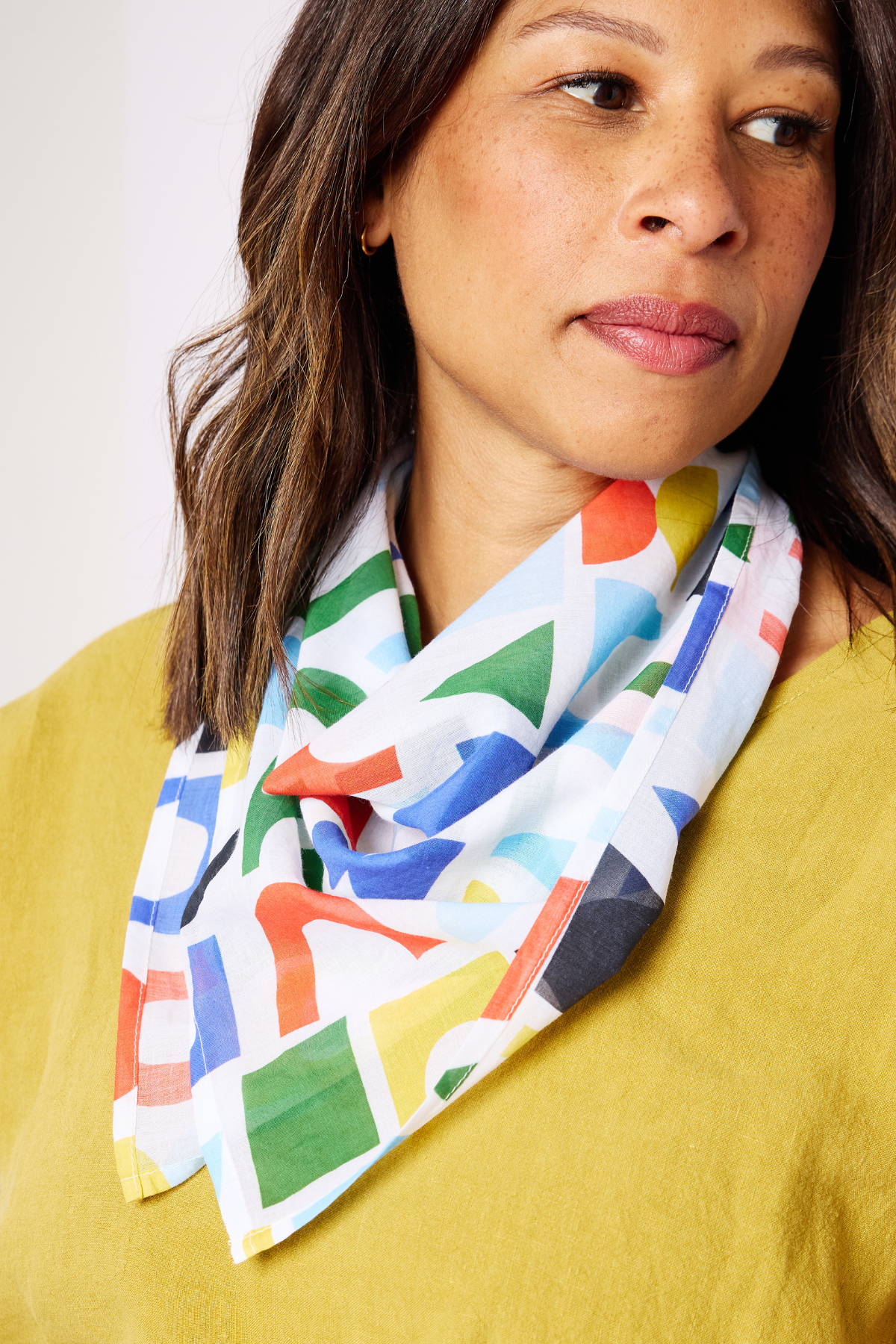 Organic Cotton Bandana - Shapes Ahoy