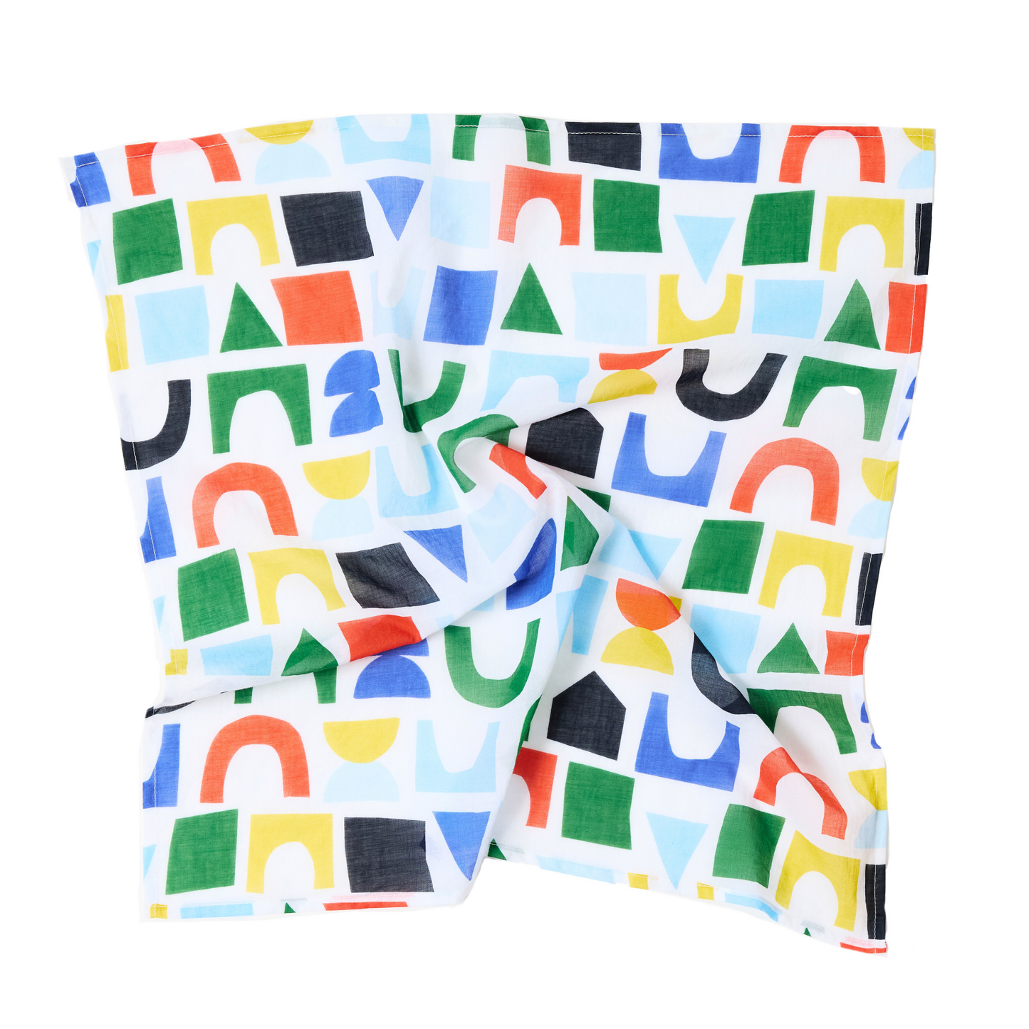 Organic Cotton Bandana - Shapes Ahoy