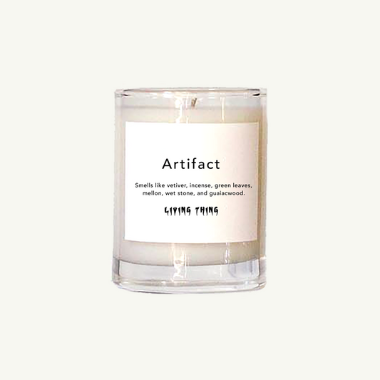 Artifact Votive Candle: Vetiver, Melon + Warm Woods