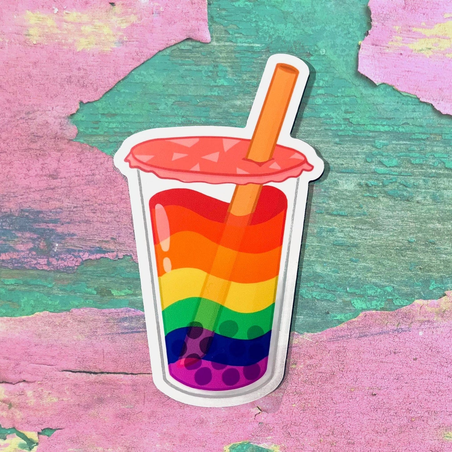 Pride Boba Sticker